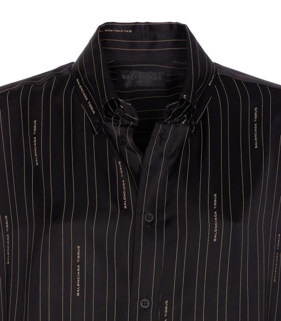 25FW 발렌시아가 셔츠 841012TSLA61264 Black - BALENCIAGA