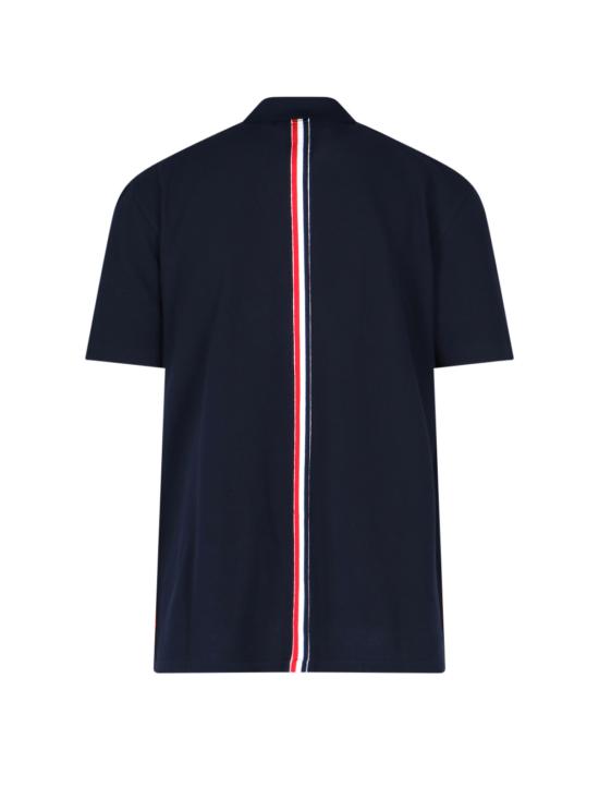 25FW 톰브라운 폴로 티셔츠 MJP042A 00050 415 Blue - THOM BROWNE