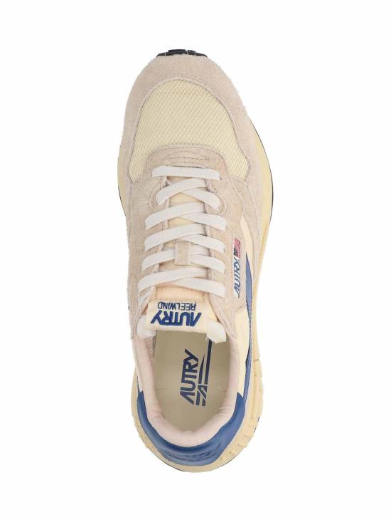 26SS 오트리 릴윈드 로우 나일론 스웨이드 스니커즈 WWLMUT27 Beige - AUTRY