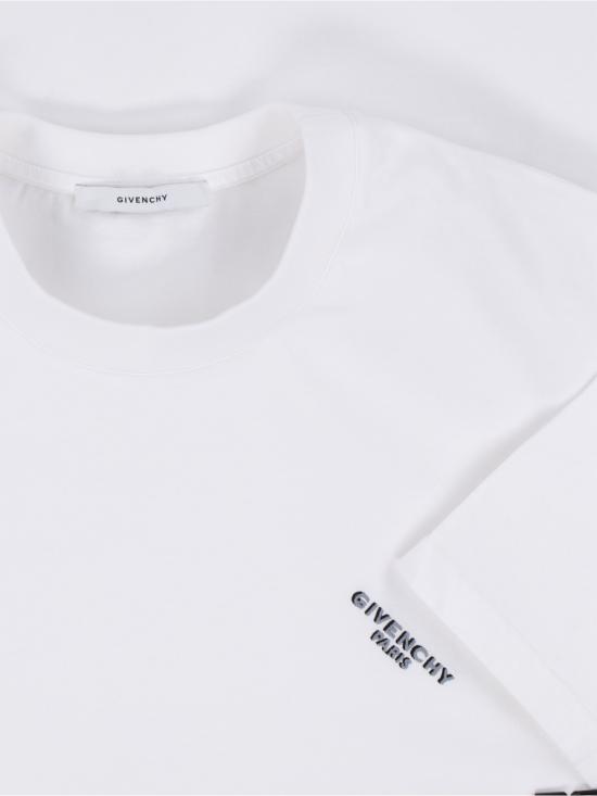 25FW 지방시 반팔 티셔츠 BM71NK3YRR 100 White - GIVENCHY