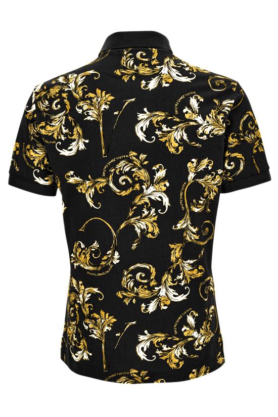 25SS 베르사체 폴로 티셔츠 78GAG6S0 JS460G89 Black - VERSACE