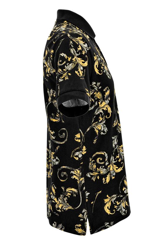 25SS 베르사체 폴로 티셔츠 78GAG6S0 JS460G89 Black - VERSACE