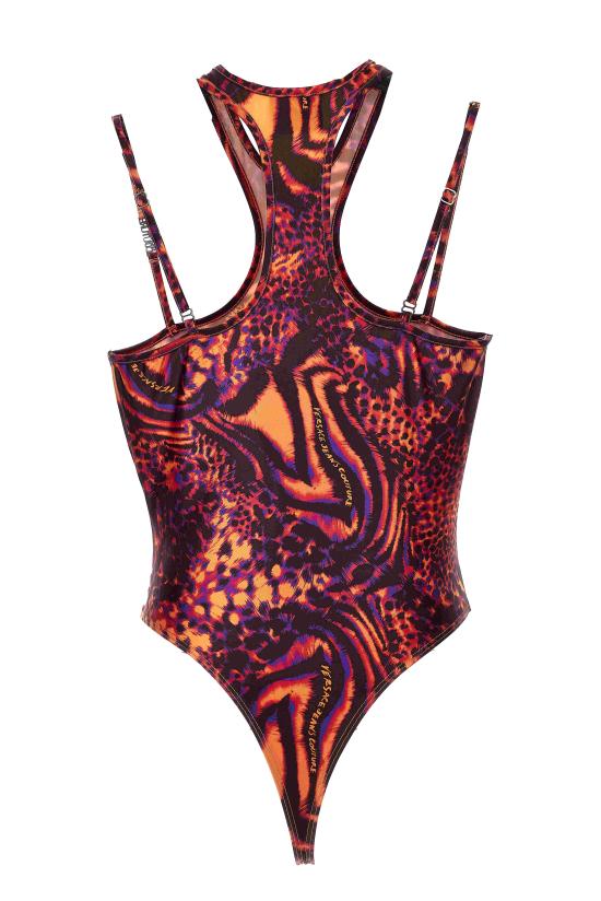 25SS 베르사체 바디수트 티셔츠 78HAM210 JS438565 Red - VERSACE