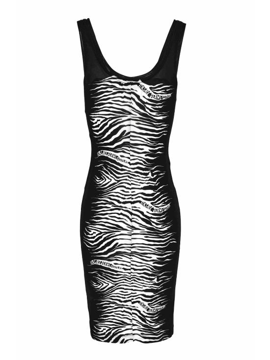 25SS 베르사체 미디 원피스 78HAO9P6 JS476L01 Black - VERSACE