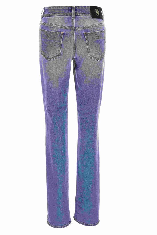 25SS 베르사체 스트레이트 팬츠 78HAB5D8 DW009L01904 Blue - VERSACE