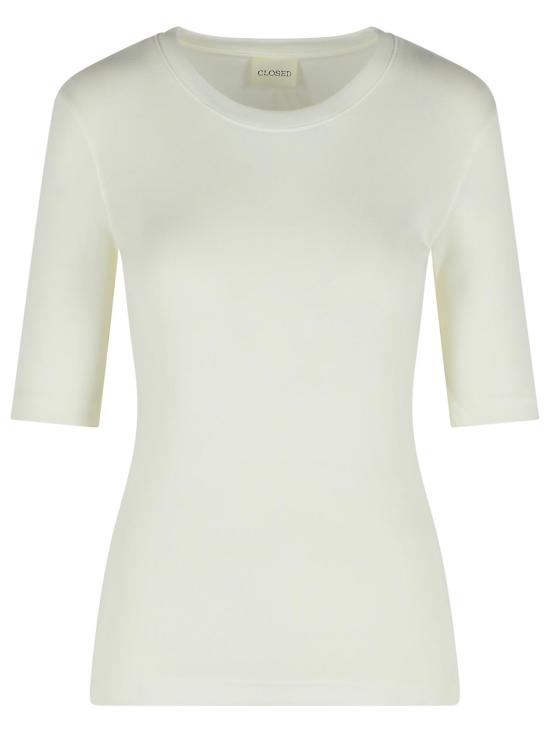 26SS 클로즈드 반팔 티셔츠 C95025 420 22218 Ivory