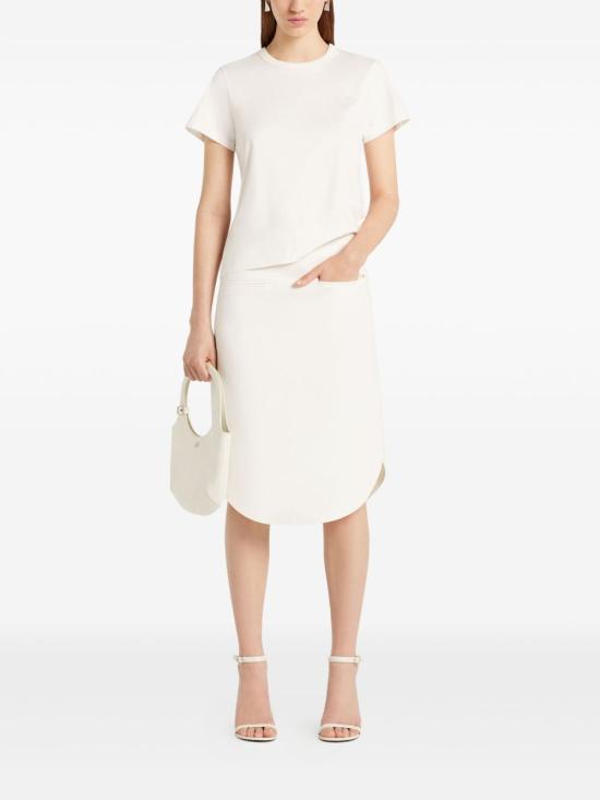 25FW 쿠레쥬 반팔 티셔츠 325JTS217JS0233 0001 White - COURREGES