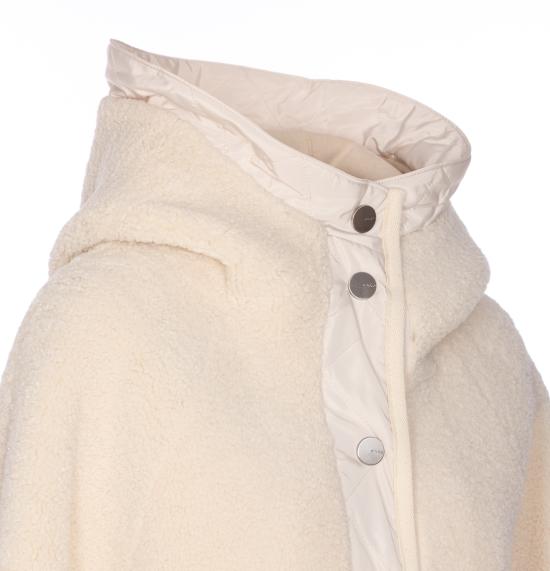 25FW 핑코 CAPPERI 카페리 테디 이펙트 쇼트 피코트 105473 A2QCC00 White - PINKO