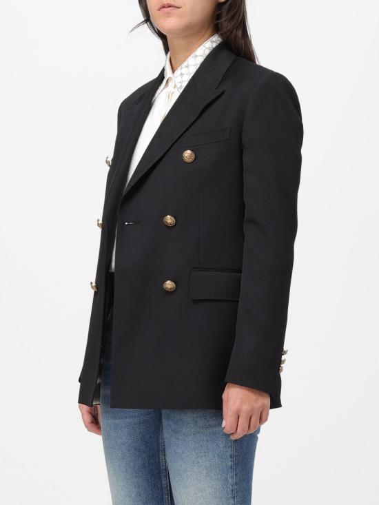 25FW 골든구스 더블 브레스트 블레이저 GWP00829P00152190100 Black - GOLDEN GOOSE