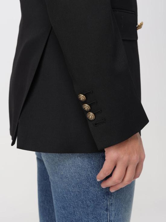 25FW 골든구스 더블 브레스트 블레이저 GWP00829P00152190100 Black - GOLDEN GOOSE