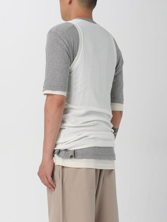 25SS 질샌더 반팔 티셔츠 J47FV0109JTN357 971 Grey - JIL SANDER