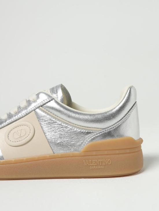 25FW 발렌티노 가라바니 레이스업 로우탑 스니커즈  7W2S0IL9HEJ BJU Silver - VALENTINO GARAVANI