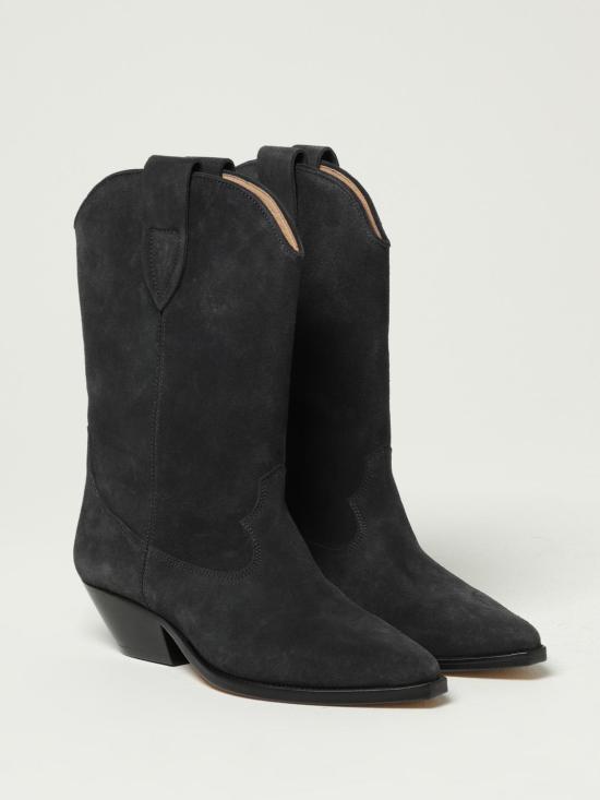 25FW 이자벨마랑 두에르토 레더 카우보이 부츠 BO0003FAA1A03S 02FK Black - ISABEL MARANT