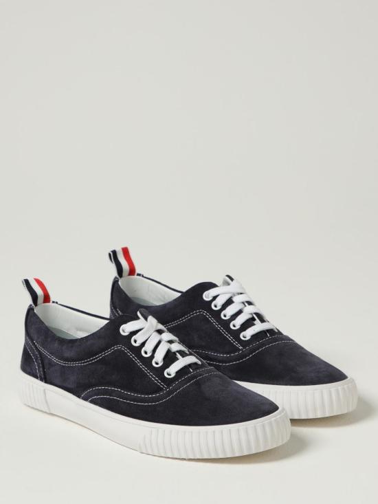 25FW 톰브라운 스니커즈 MFE007BL0037 415 Navy - THOM BROWNE