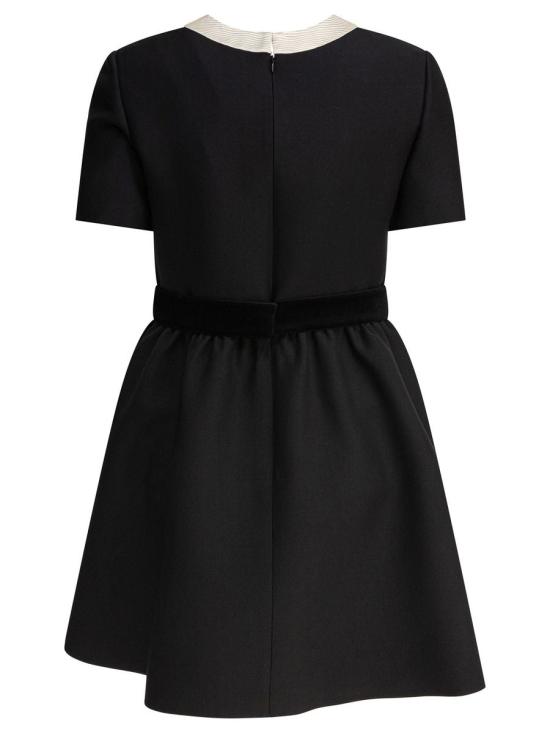 25SS 발렌티노 가라바니 숏 원피스 6B0VADH51CF AUY Black - VALENTINO GARAVANI