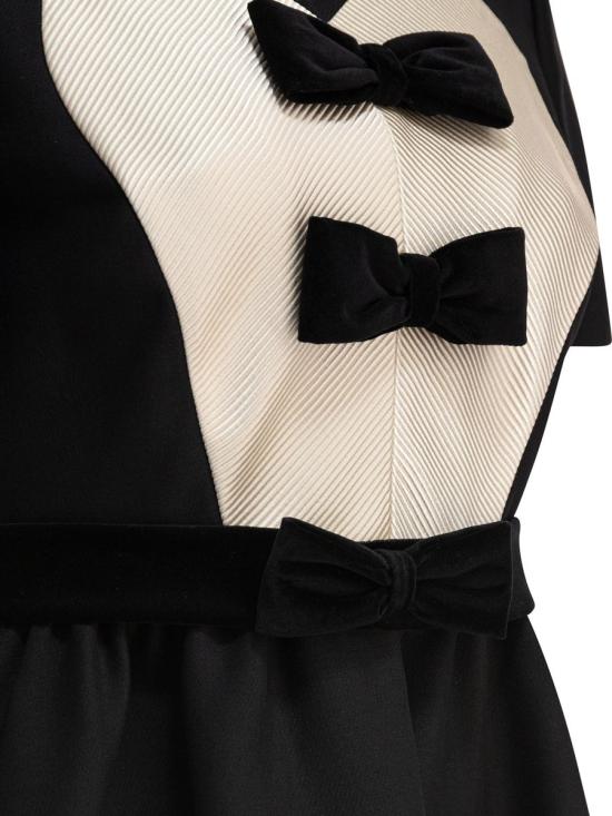 25SS 발렌티노 가라바니 숏 원피스 6B0VADH51CF AUY Black - VALENTINO GARAVANI