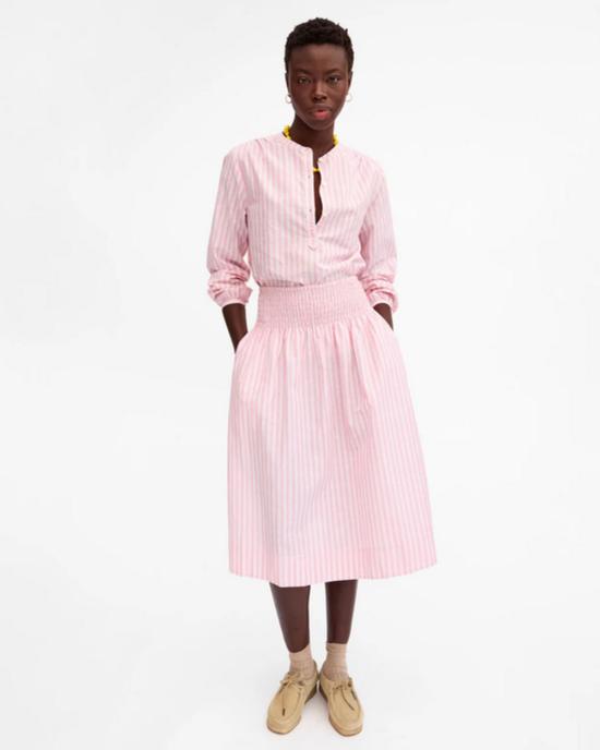  클레어 브이 미디 스커트 클레어 V. 조이 피오니 - CLEARE V.