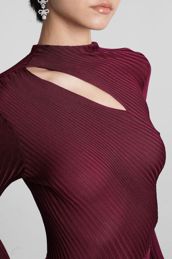 25FW 셀프 포트레이트 숏 원피스 422943 PF25 080M Red - SELF PORTRAIT