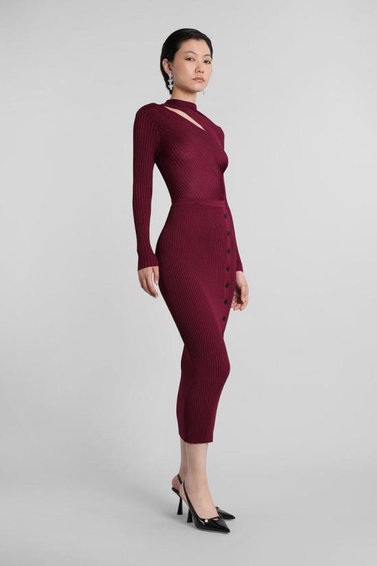 25FW 셀프 포트레이트 숏 원피스 422943 PF25 080M Red