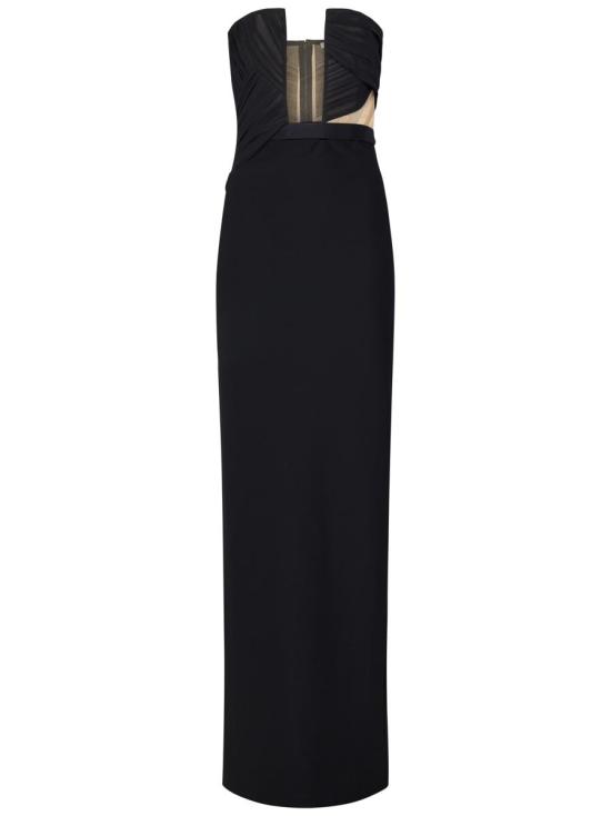 25FW 넨시 도자카 롱 원피스 NDDR2673501100 Black