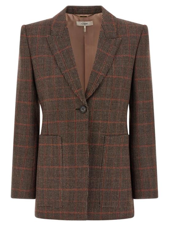 25FW 끌로에 자켓 CH25AVE5309793C BROWN