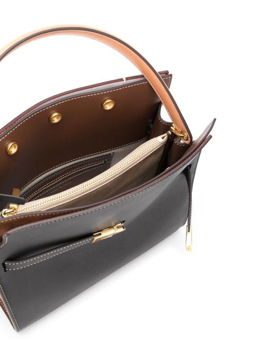 26SS 토리버치 스몰 리 리즈윌 더블백 61302 001 Black 001 - TORY BURCH