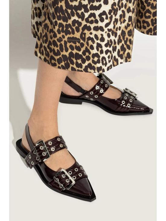 25FW 가니 플랫 슈즈 S3086 436 Purple - GANNI