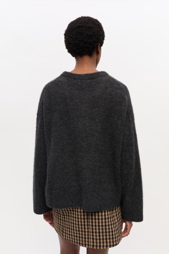 25FW 가니 긴팔 티셔츠 K2516 252 Phantom - GANNI