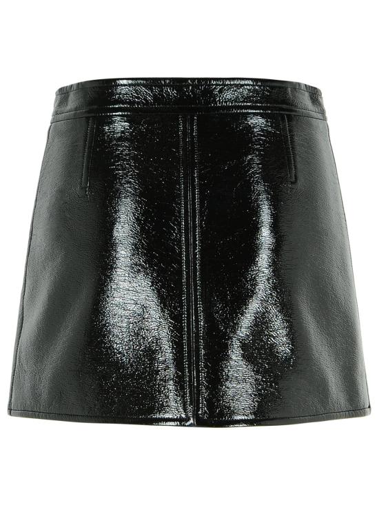 25FW 쿠레쥬 숏 스커트 PERCJU001VY00149999 Black - COURREGES