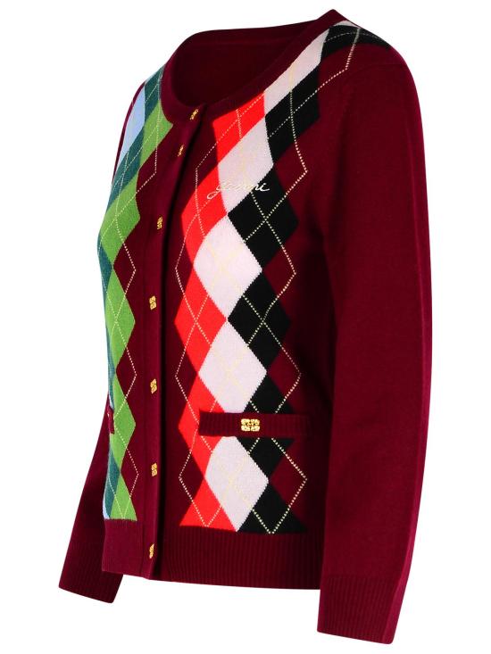 25FW 가니 가디건 K2532730 Bordeaux - GANNI