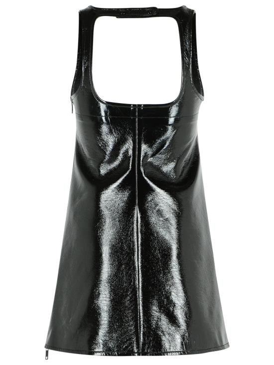 25FW 쿠레쥬 숏 원피스 PERCRO036VY00149999 Black - COURREGES