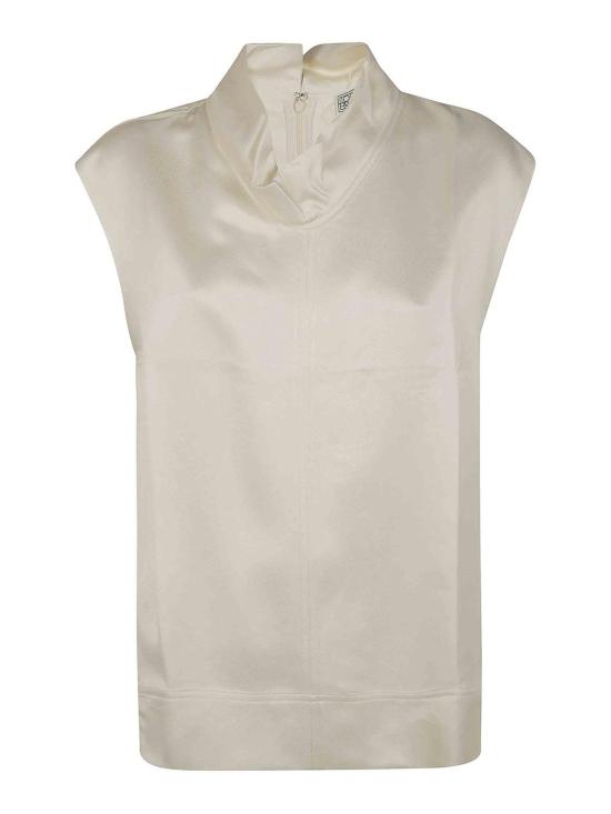 25SS 토템 민소매 티셔츠 252WRT0452FB0387116 Nude Neutrals
