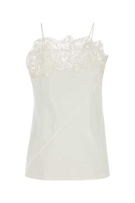 25FW 살바토레 페라가모 블라우스 13H335785268 MASCARPONE WHITE - SALVATORE FERRAGAMO