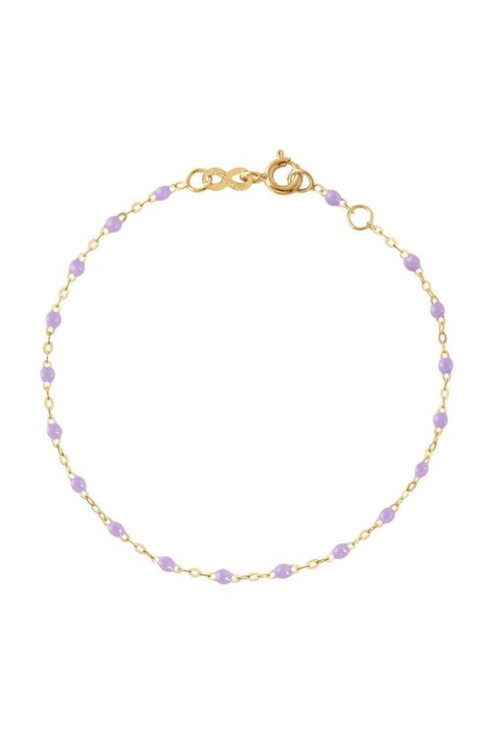  지지 끌로조 바디 주얼리 Gigi Clozeau 6.7" 클래식 Gigi 브레이슬릿 라일락/옐로우 골드 - GIGI CLOZEAU