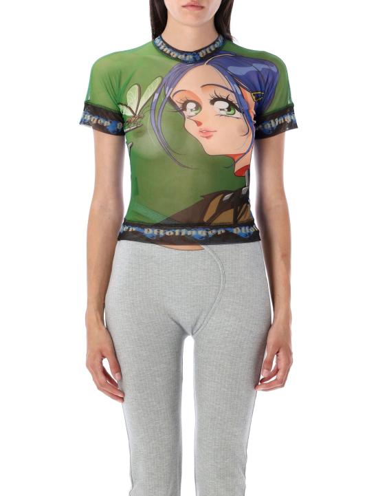 25FW 오토링거 반팔 티셔츠 10110040105 PRIGRN JULIEN MANGA MULTI