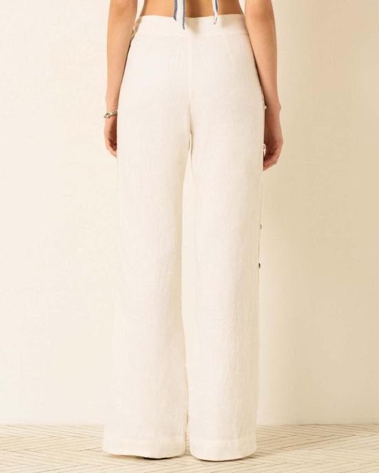  알릭스 오브 보헤미아 팔라초 팬츠 홀랜드 리넨 - ALIX OF BOHEMIA
