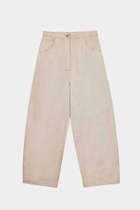  코데라 스트레이트 팬츠 새틴 커브 팬츠 피치 - CORDERA