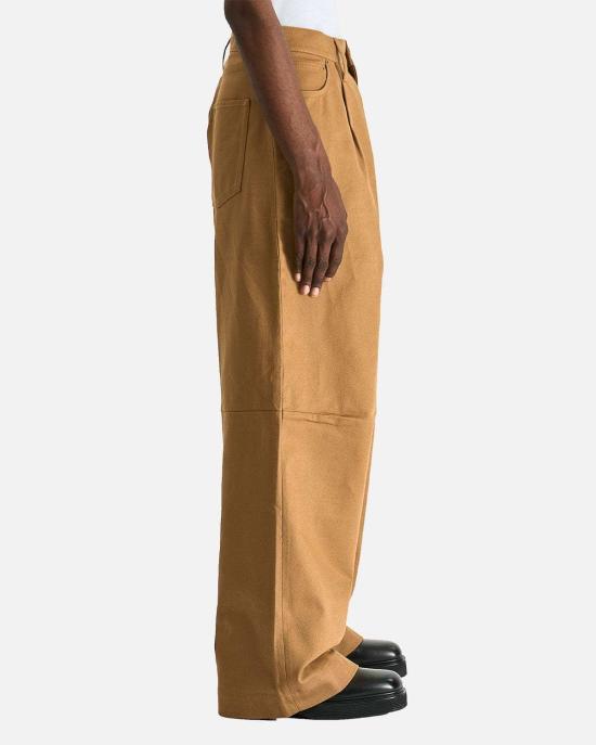  시몬로샤 스트레이트 팬츠 시몬 로샤 와이드 레그 퍼들 드릴 진 - SIMONE ROCHA