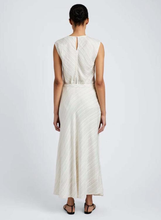  프로엔자슐러 롱 스커트 프로엔자 스쿨러 카이아 스커트 초크/블랙 - PROENZA SCHOULER