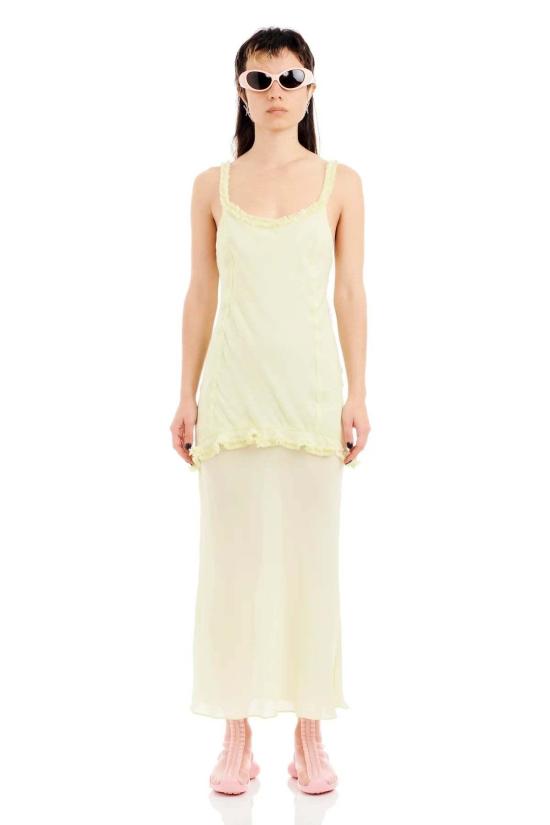  콜리나 스트라다 롱 원피스 히아신스 드레스 - COLLINA STRADA