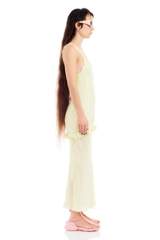  콜리나 스트라다 롱 원피스 히아신스 드레스 - COLLINA STRADA