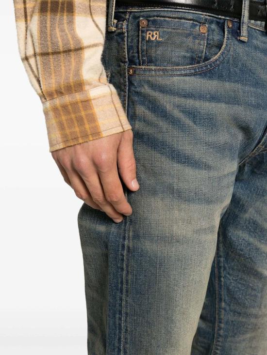  더블알엘 데님 팬츠 RRL 슬림핏 셀비지 진 요세미티 - RRL
