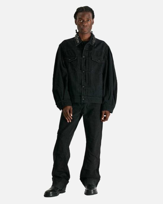  시몬로샤 데님 자켓 시몬 로샤 퍼프 슬리브 데님 재킷 - SIMONE ROCHA