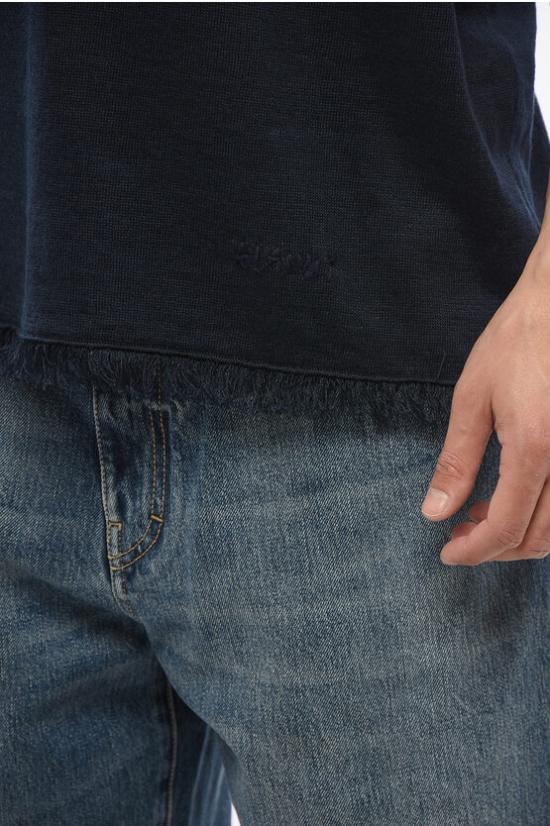  알라누이 반팔 티셔츠 LMHW002R24KNI001 4600 Blue - ALANUI