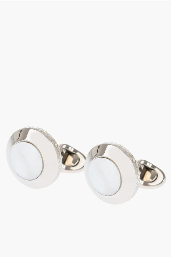  꼬르넬리아니 커프스 링크/타이 홀더 91TGT7 3120532 028 Silver