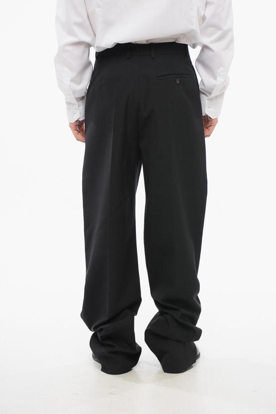  발렌시아가 스트레이트 팬츠 725486 TTI05 1000 Black - BALENCIAGA