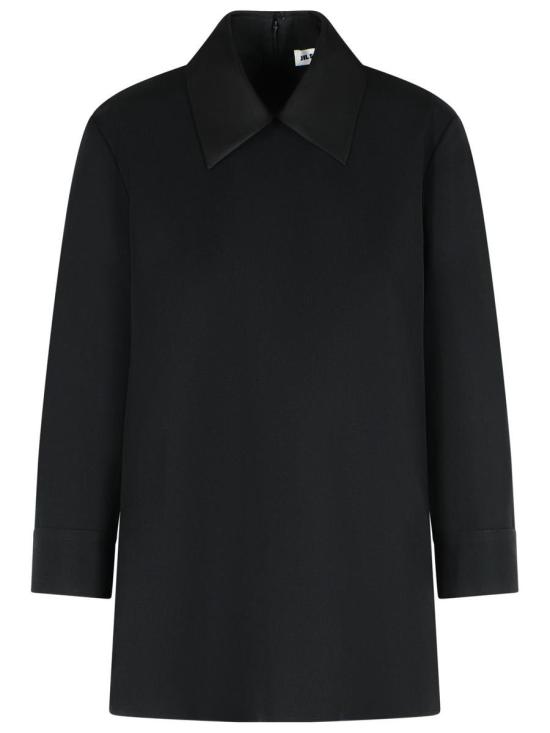 25FW 질샌더 블라우스 J02NC0277 J40002001 Black