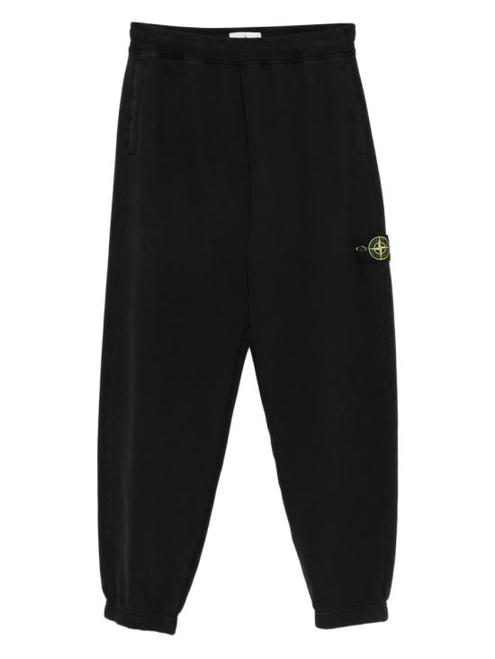 25FW 스톤 아일랜드 6200004  코튼 플리스 루즈 핏 조거 팬츠  K2S156200004S0A20 61950 V0029 BLACK