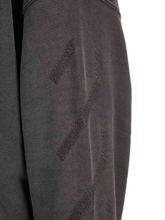  오프화이트 긴팔 티셔츠 OMBA054C99FLE0091077 Black - OFF WHITE