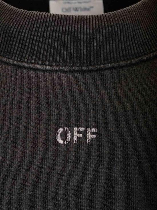  오프화이트 긴팔 티셔츠 OMBA054C99FLE0091077 Black - OFF WHITE